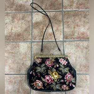 Vintage cross stitch purse